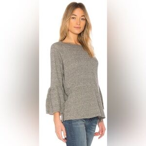 Current Elliot S Ruffle Sleeve Sweatshirt